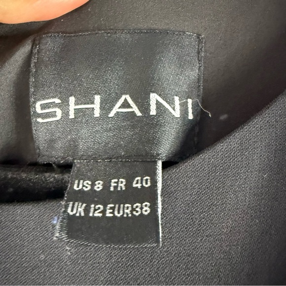 Shani Lace-Trim Crepe Fit & Flare Dress size:USA 10 - Picture 9 of 17